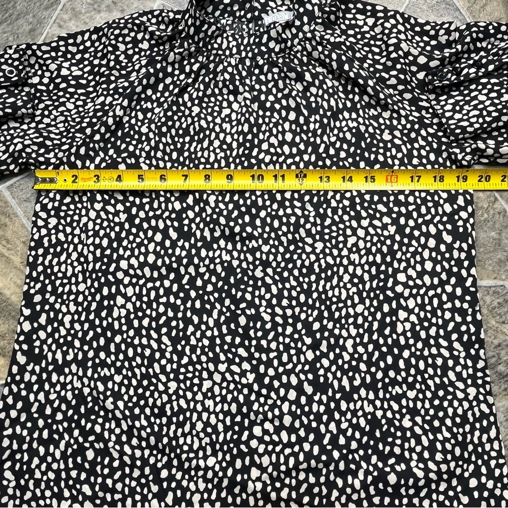 A Dip of Darling Animal Print High Neck Blouse - Picture 7 of 11